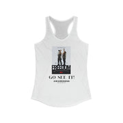 Sound of Freedom Go see it Awareness women's Ideal Racerback Tank