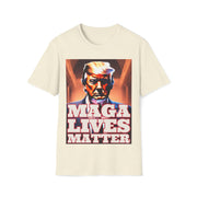 MAGA lives matter 3D Soft style T-Shirt unisex