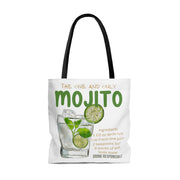 The one and only Mojito Tote Bag (AOP) white