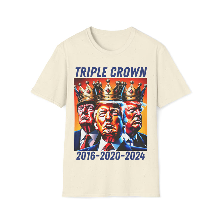 Triple crown winner Soft style T-Shirt unisex