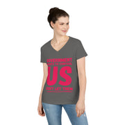 Government wants to control US Don't let them V-neck Women's tee