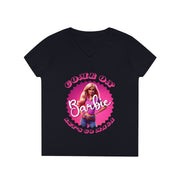 Come on Barbie Let's go MEGA V-neck Women's tee