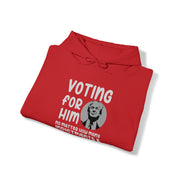 Voting for him no matter how many indictments and impeachments unisex Blend™ Hooded Sweatshirt