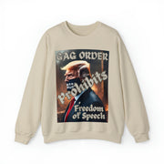 GAG Order prohibits Freedom of Speech Heavy Blend™ Crewneck Sweatshirt Unisex