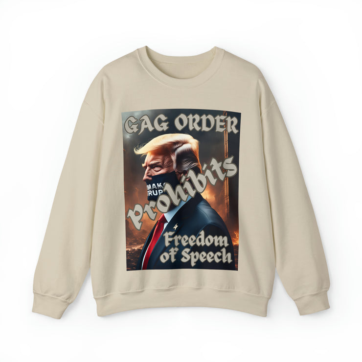 GAG Order prohibits Freedom of Speech Heavy Blend™ Crewneck Sweatshirt Unisex