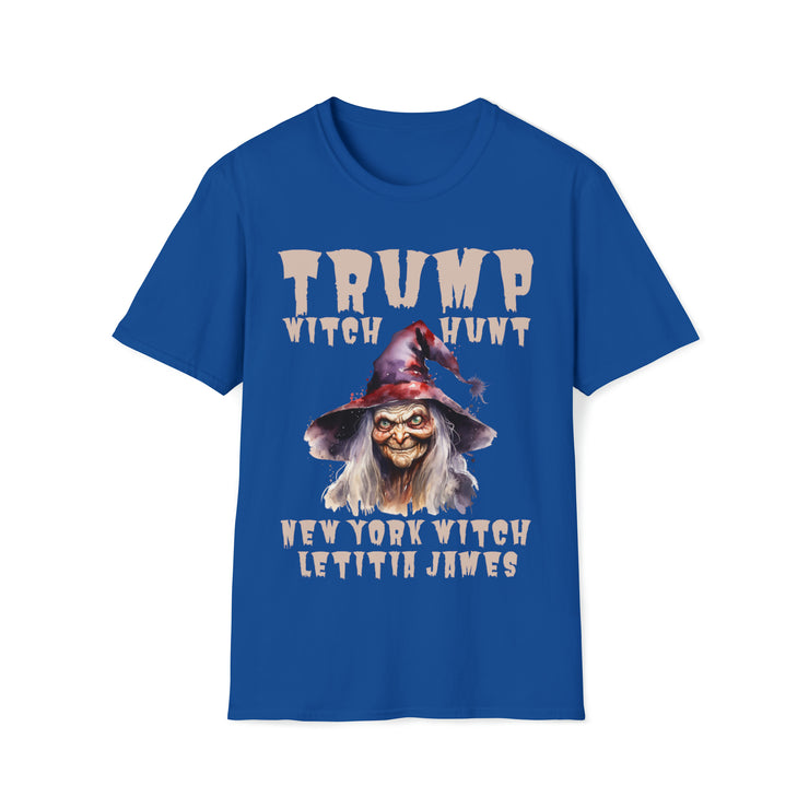 Trump witch hunt New York Witch Letitia James Soft style T-Shirt