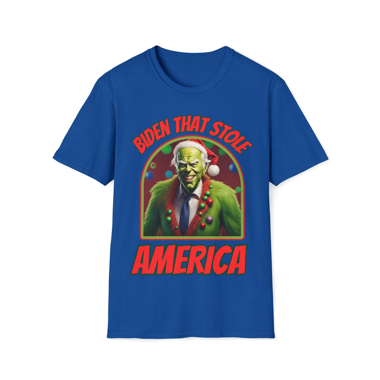 Biden that stole America Soft style T-Shirt unisex