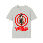 American Tourist Female African-America  worth a billon dollars Unisex Softstyle T-Shirt