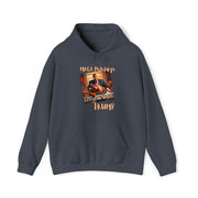 MAGA Holidays Let's talk about TrumpHeavy Blend™ Hooded Sweatshirt