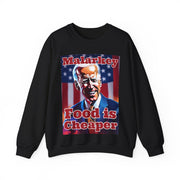 Malarkey Food is Cheaper Heavy Blend™ Crewneck Sweatshirt Unisex