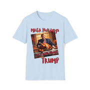 MAGA Holidays Let's talk about Trump Soft style T-Shirt