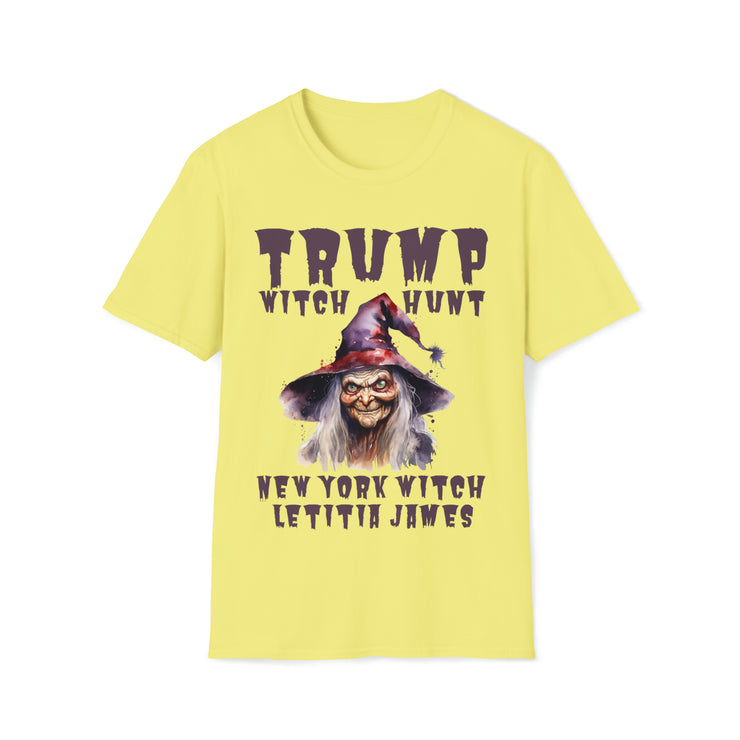 Trump witch hunt New York Witch Letitia James Soft style T-Shirt