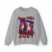 Happy MAGA 2024 red Heavy Blend™ Crewneck Sweatshirt Unisex