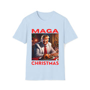 MAGA Christmas Red Soft style T-Shirt unisex