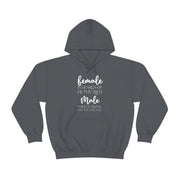 Female in search of filthy rich Male Heavy Blend™ Hooded Sweatshirt