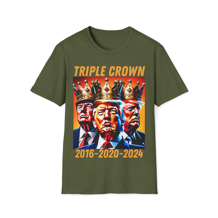 Triple crown winner Soft style T-Shirt unisex