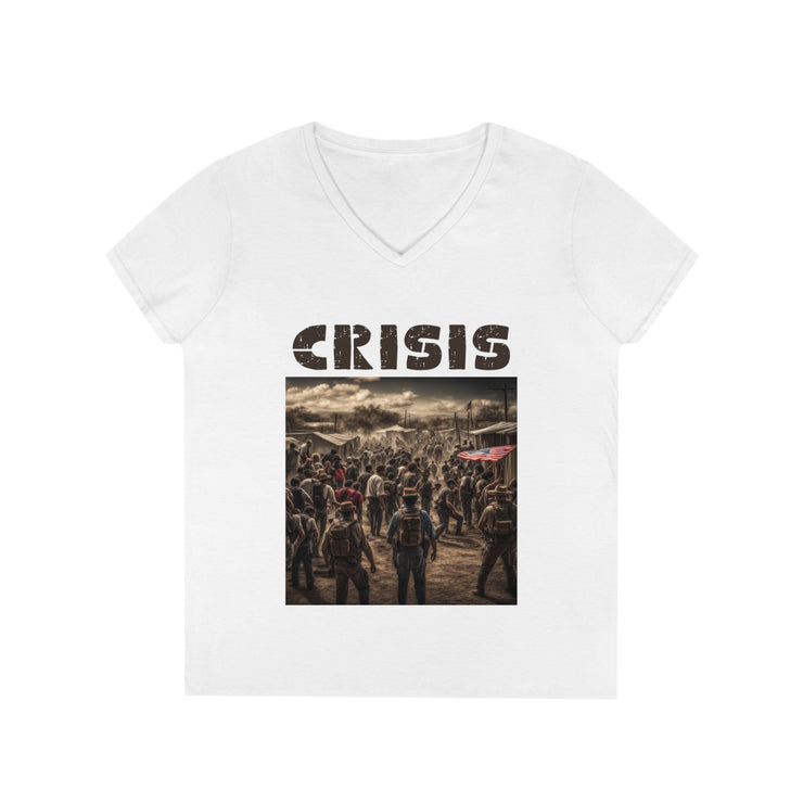 Crisis V-Neck T-Shirt