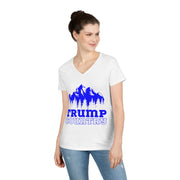 Trump Country White or Blue V-Neck T-Shirt