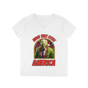 Biden that stole America V-neck Women's tee