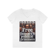 Video don't lie Free January 6 Political Prisons V-neck Women's tee