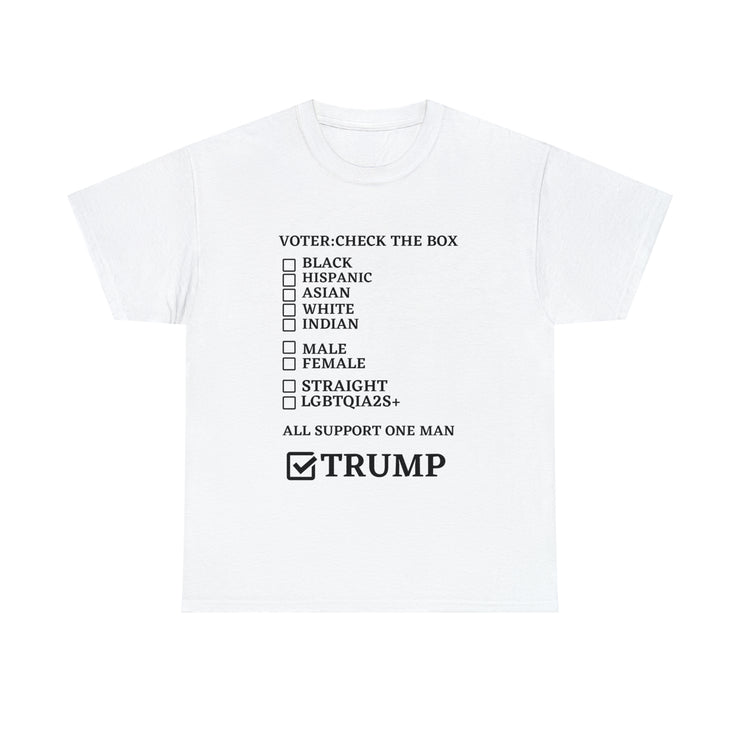 Voter: check the box Unisex Heavy Cotton Tee