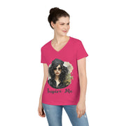 Inspire Me  ladies' V-Neck T-Shirt