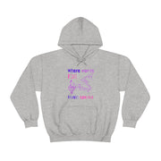 Where words fail, Music speaks Unisex Heavy Blend™ Hooded Sweatshirt