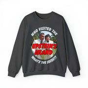 Who visited the Epstein's Island What's the secret Heavy Blend™ Crewneck Sweatshirt Unisex