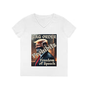 GAG Order prohibits Freedom of Speech V-neck Women's tee