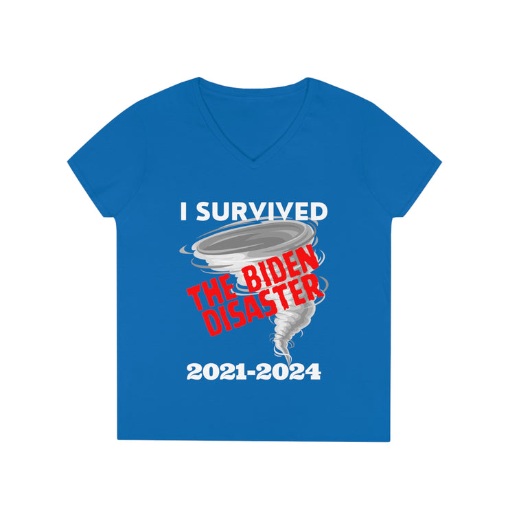 I survived the Biden Disaster 2021-2024 V-neck Women&