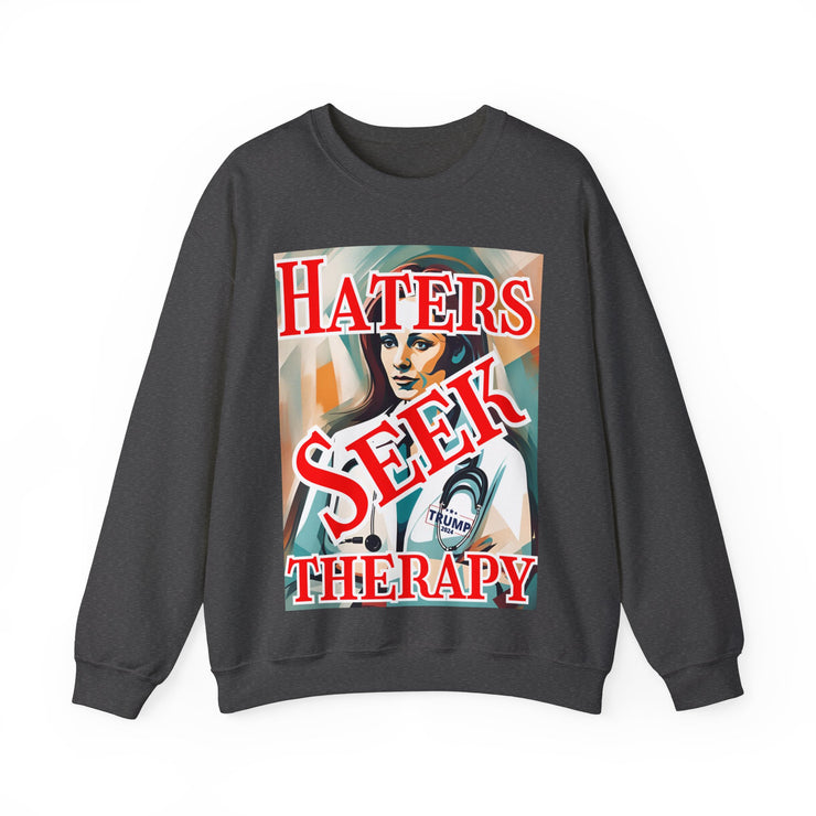 Haters seek therapy Blend™ Crewneck Sweatshirt Unisex