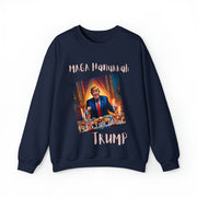 MAGA Hanukkah Let's talk about Trump Heavy Blend™ Crewneck Sweatshirt