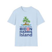 Biden Harris never Island Unisex Softstyle T-Shirt