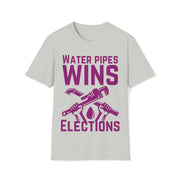 Water Pipes wins elections Unisex Softstyle T-Shirt