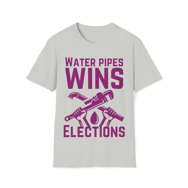 Water Pipes wins elections Unisex Softstyle T-Shirt