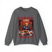 MAGA Holiday Deep Red Heavy Blend™ Crewneck Sweatshirt Unisex