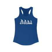 Cycling dark women's Ideal Racerback Tank