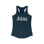 Cycling dark women's Ideal Racerback Tank