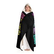 Homelessness is not a choice, it's a lack of options. Care, Share, Donate, Help, Volunteer Hooded Sherpa Fleece Blanket