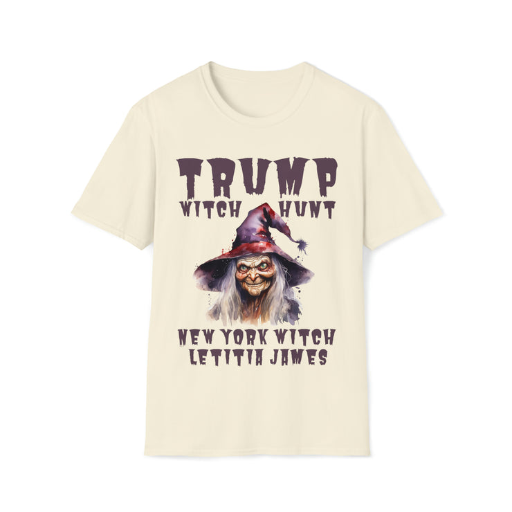 Trump witch hunt New York Witch Letitia James Soft style T-Shirt