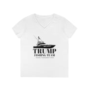 Trump Fishing Team VOTING TOURNAMENT 2024 V-Neck T-Shirt