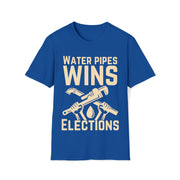 Water Pipes wins elections Unisex Softstyle T-Shirt