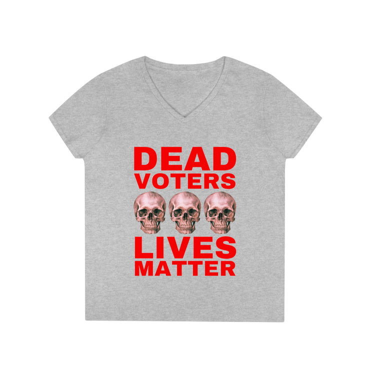 Halloween Dead Voters Lives Matter hot red  ladies&