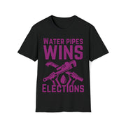 Water Pipes wins elections Unisex Softstyle T-Shirt