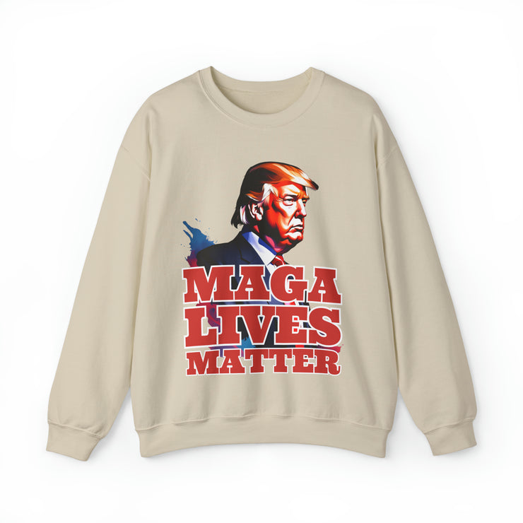 MAGA lives matter Heavy Blend™ Crewneck Sweatshirt Unisex