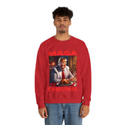 MAGA Christmas Red Heavy Blend™ Crewneck Sweatshirt Unisex