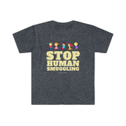 Stop Human Smuggling Unisex Softstyle T-Shirt