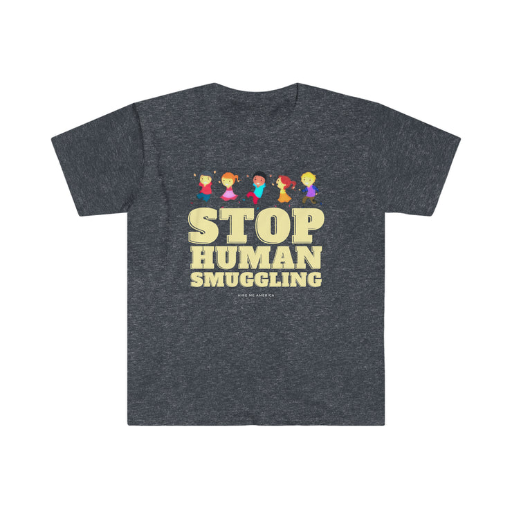 Stop Human Smuggling Unisex Softstyle T-Shirt