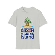 Biden Harris never Island Unisex Softstyle T-Shirt