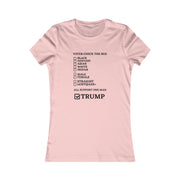 Voter: check the box women's Favorite Tee